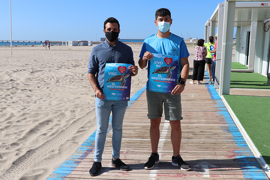 Sagunt participa en la campanya 'Tortugues al Mediterrani' de la Fundació Oceanogràfic