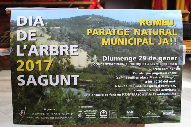 El Dia de l'Arbre se centrarà a reivindicar la muntanya de Romeu com a paratge natural municipal