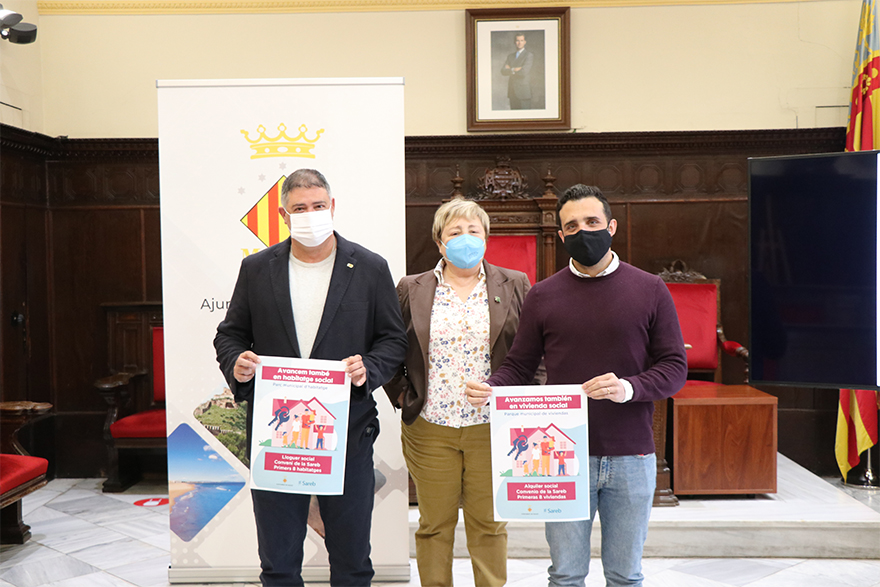 L'Ajuntament de Sagunt rep les primeres huit vivendes socials del conveni signat amb la Sareb