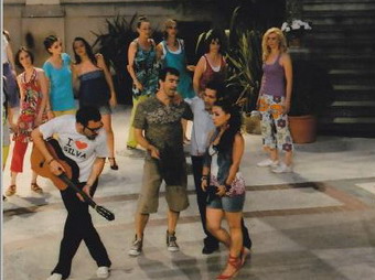 Representació de l'espectacle "Mamma mia"