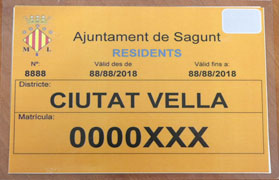 Ampliat el termini per a demanar la targeta per a estacionar a Ciutat Vella 