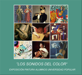 La Casa Municipal de Cultura acull l'exposició artística 'Els sons del color' de la Universitat Popular