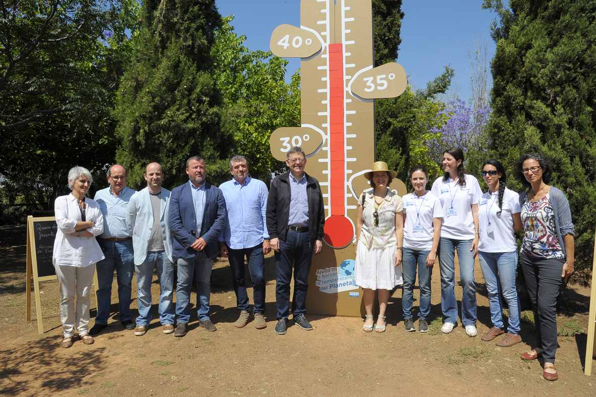 El president de la Generalitat i l'alcalde de Sagunt visiten el Centre d'Educació Ambiental de Sagunt