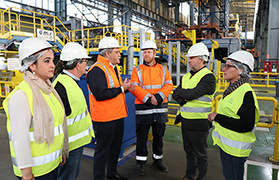 El Equipo de Gobierno ha visitado la factoría de ThyssenKrupp Galmed