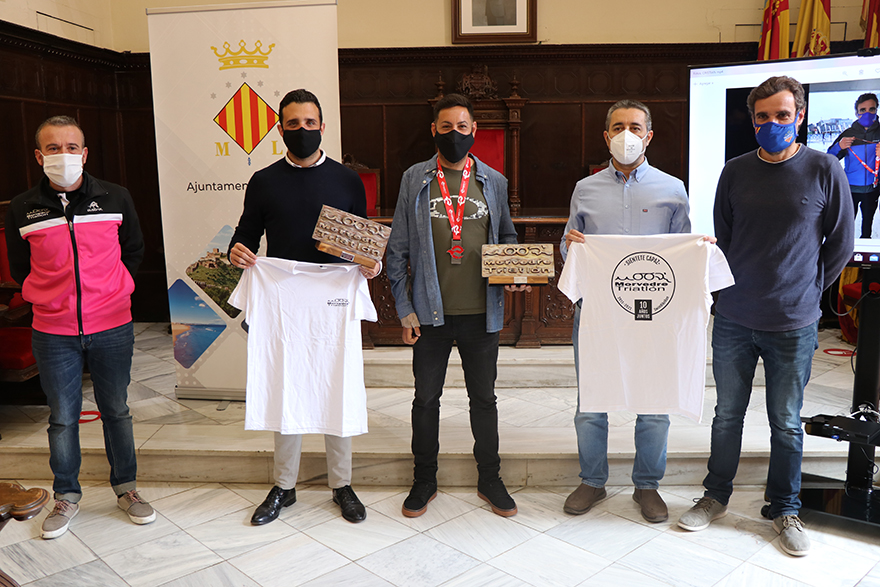 L'Ajuntament de Sagunt rep Christian Pérez, subcampió d'Espanya de Duatló PTS5
