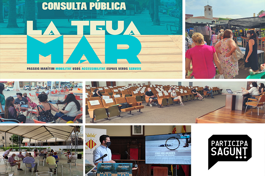 Més de mil persones participen en la consulta pública ‘La teua mar’ per a la reforma del passeig marítim del Port de Sagunt