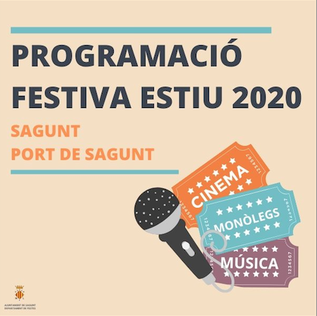 Programación Verano 2020 Julio-agosto