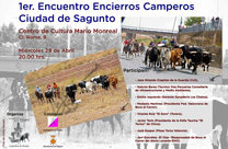 El “I Encuentro de Encierros Camperos Ciutad de Sagunto” tindrà lloc el 29 d'abril en el Centre Cultural Mario Monreal