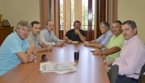 L'alcalde es reuneix amb la Comunitat de Regants de Sagunt per a treballar amb objectius comuns