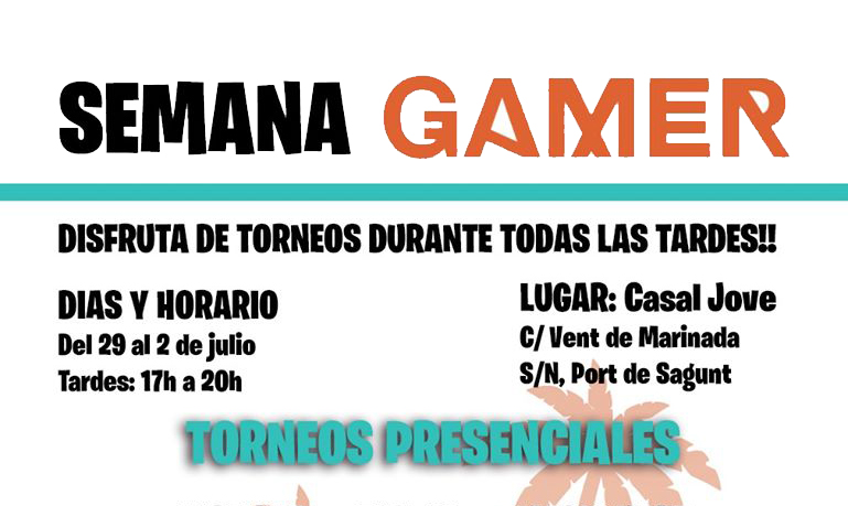 Els amants dels videojocs tenen una cita a Sagunt en la Setmana Gamer del 29 de juny al 2 de juliol