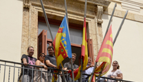Les banderes de l'Ajuntament de Sagunt onegen a mitja asta pel 9º aniversari de l'accident de metre de València 