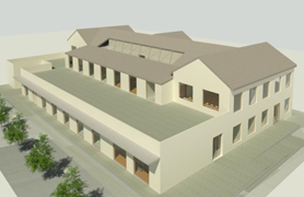 Mónica Oltra presenta la memòria del futur centre especialitzat d'atenció al major i centre de dia de l'Economat
