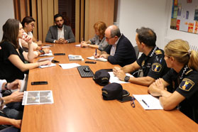 El alcalde de Sagunto se reúne con los diferentes departamentos implicados para evaluar la situación de la ciudad después de las lluvias