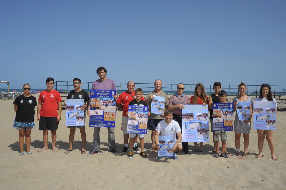 El Campionat de Lluita de la Comunitat Valenciana i el Torneig Popular de Lluita Platja es disputaran aquest dissabte en la platja del Port de Sagunt