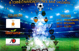 El Fútbol Base Sagunto vuelve con el Torneo de Navidad