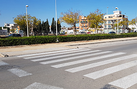 Les obres d’accessibilitat del carrer dels Horts i de l’avinguda Sindicalista Miguel Lluch es troben en una fase avançada