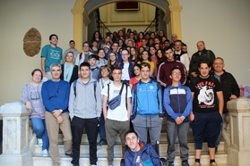 L’Ajuntament de Sagunt rep l’alumnat i professorat d’intercanvi del programa KA-2