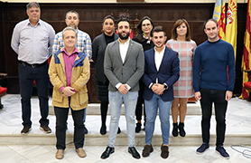 El alcalde de Sagunto y el Equipo de Gobierno reciben al alcalde de Cudillero