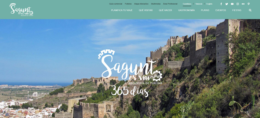La Delegació de Turisme presenta la nova web de Turisme on es mostra que “Sagunt es Viu”