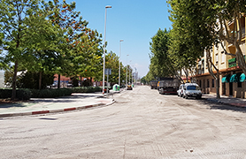 Las obras de la avenida 3 de Abril están a punto de finalizar 