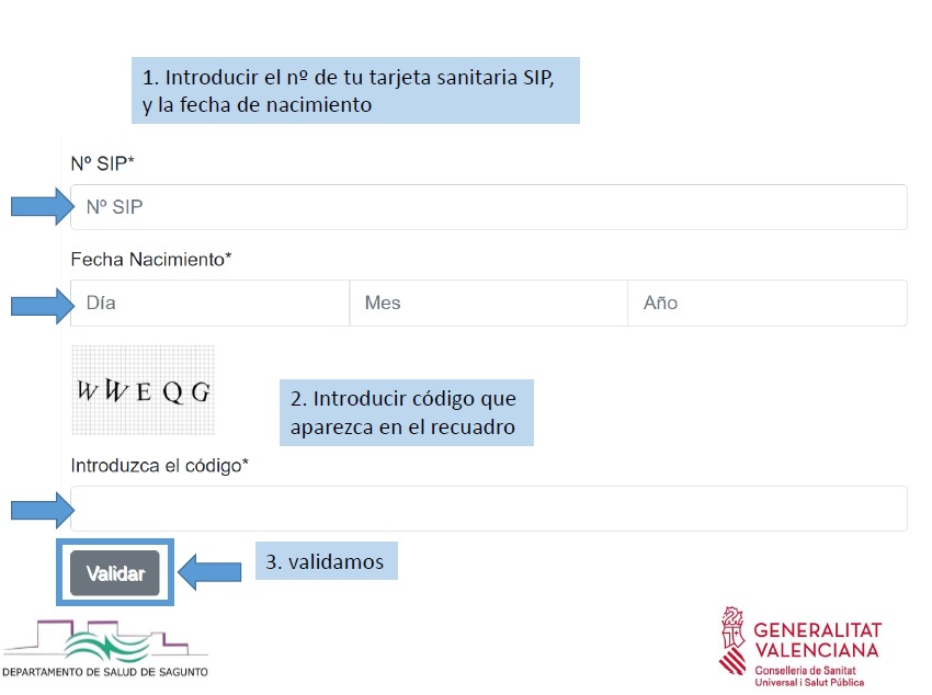 La Conselleria de Sanitat oferix a la ciutadania la possibilitat d'actualitzar la informació que apareix en la seua targeta SIP