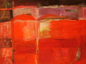 Amparo Ortizá expone sus pinturas en el Mario Monreal 