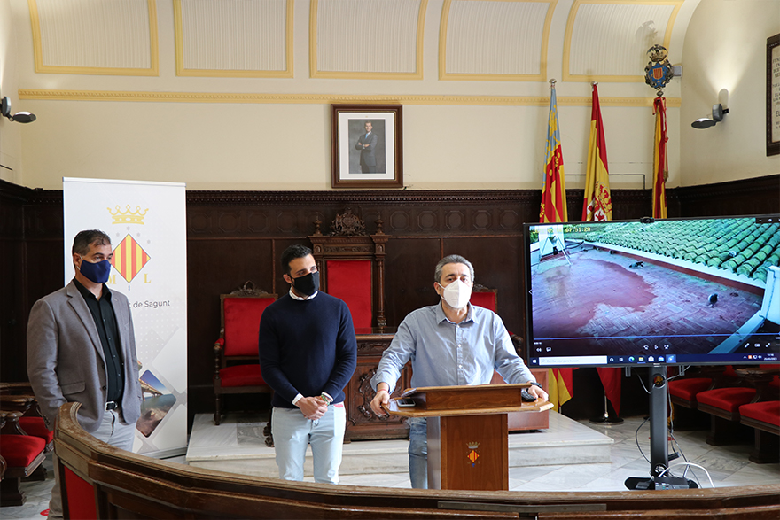 L'Ajuntament de Sagunt presenta la campanya de control poblacional de coloms