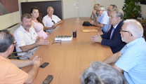 L'alcalde es reuneix amb la directiva del Fertiberia Balonmano Puerto Sagunto