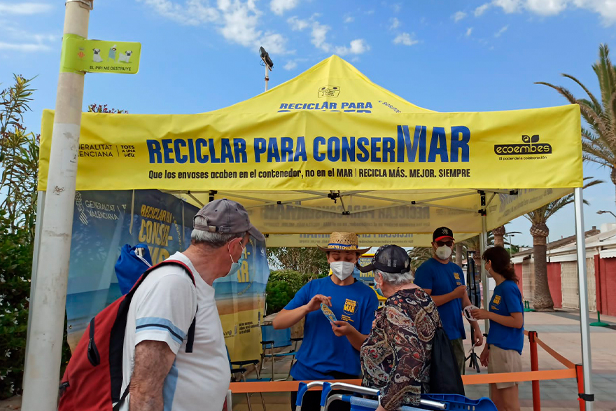 La campanya “Reciclar para ConserMar” s'ha posat en marxa al Port de Sagunt