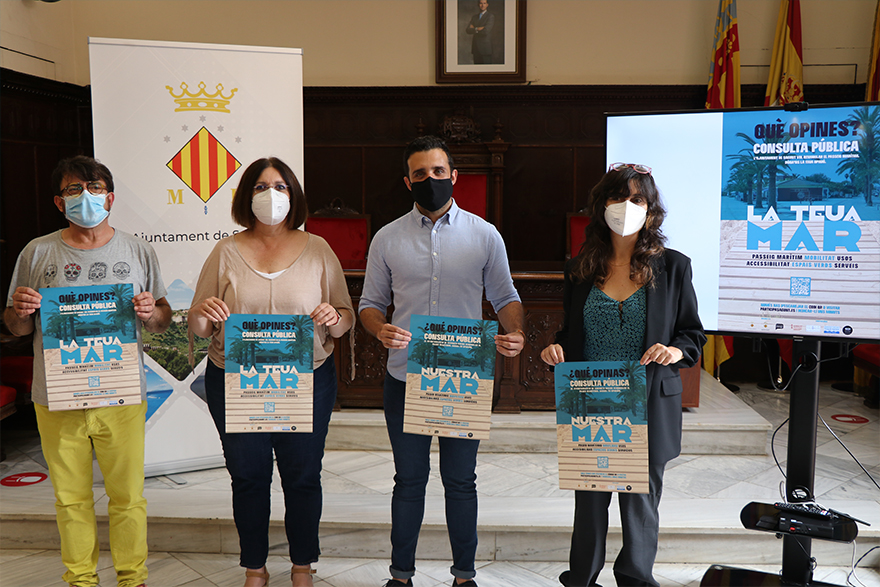 L'Ajuntament de Sagunt posa en marxa un procés participatiu sobre el futur projecte de remodelació del passeig marítim