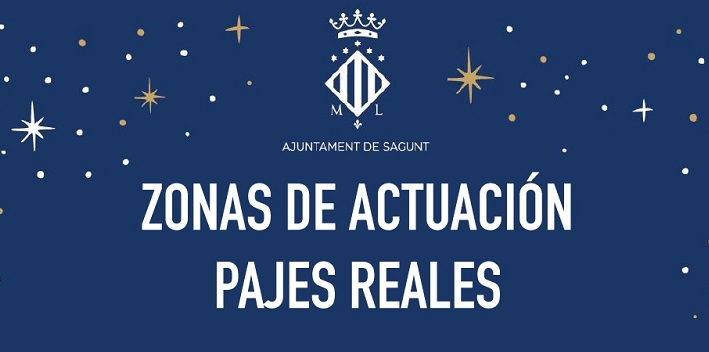 L'Ajuntament de Sagunt dóna a conéixer les zones d'actuació de la Comitiva de Patges Reials
