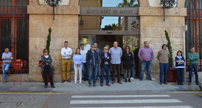 Minuto de silencio por el supuesto caso de violencia machista en Tenerife