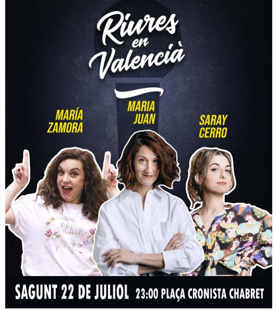 RIURES EN VALENCIÀ: MARÍA JUAN, SARAY CERRO Y MARÍA ZAMORA