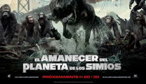 “El amanecer del planeta de los simios” es projectarà el divendres 17 de Juliol en el Casal Jove
