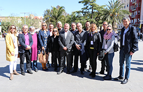 Sagunt rep membres de la Conselleria d'Educació amb motiu dels Ludi Saguntini