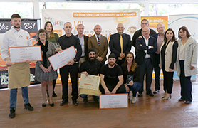 Los restaurantes Cyrus Dad, Kuzina y Chocomel ganan el VII Concurso Gastronómico de la Naranja 