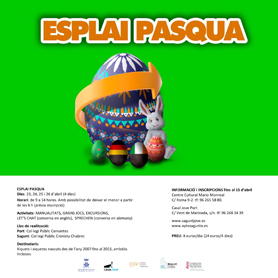 Joventut obri el termini d’inscripció per a l’Esplai Pasqua