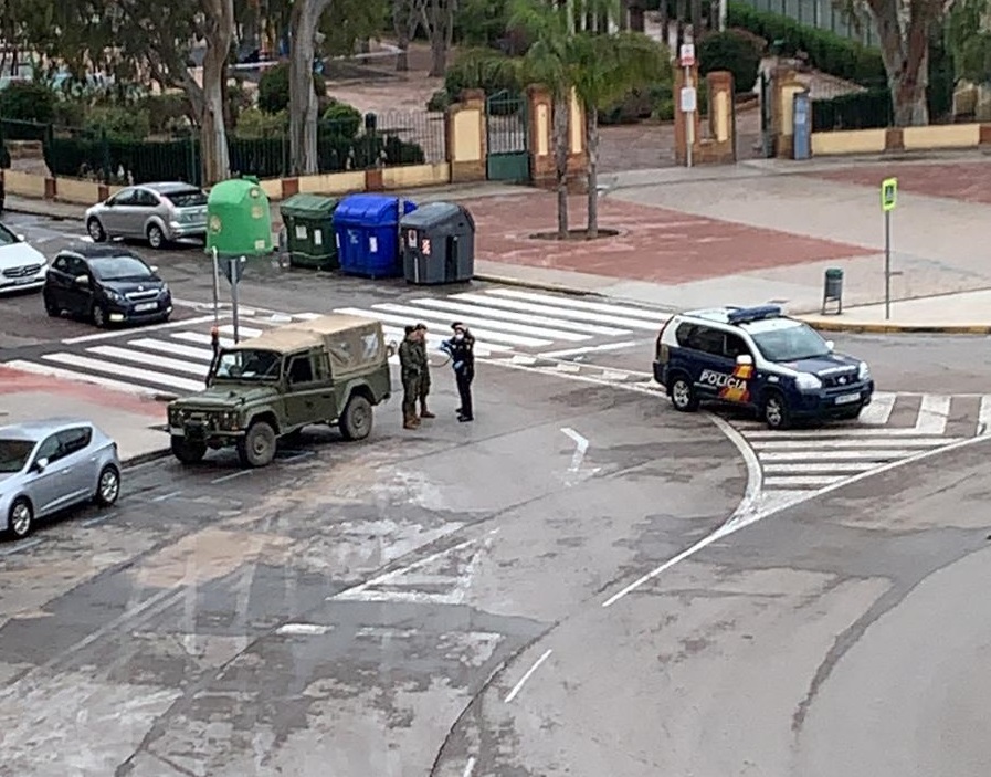 L'Exèrcit de Terra proporciona seguretat als carrers de Sagunt
