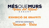 Fin de semana de grafiti con 'Més Que Murs' en el parking de Alucine