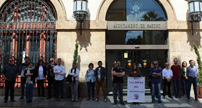 Minuto de silencio por dos presuntos casos de violencia machista en Albacete y Barcelona